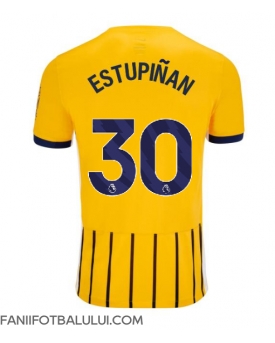 Brighton Pervis Estupinan #30 Tricou Fotbal Replică 2024-25 Barbati Deplasare